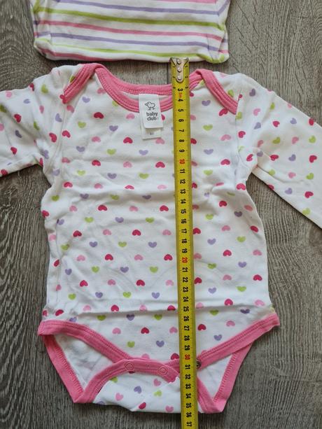 Detske body 3 ks, baby club,80
