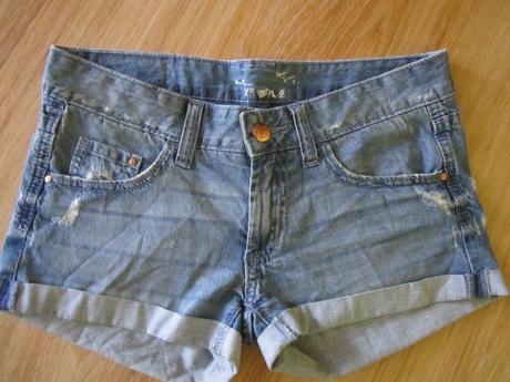 Riflové dámske šortky-xs, denim,xs