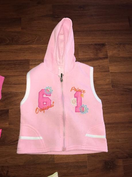 Krásny dievčenský ružový jesenný/jarný balík, 86–98