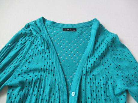 Tyrkysový svetrík, s