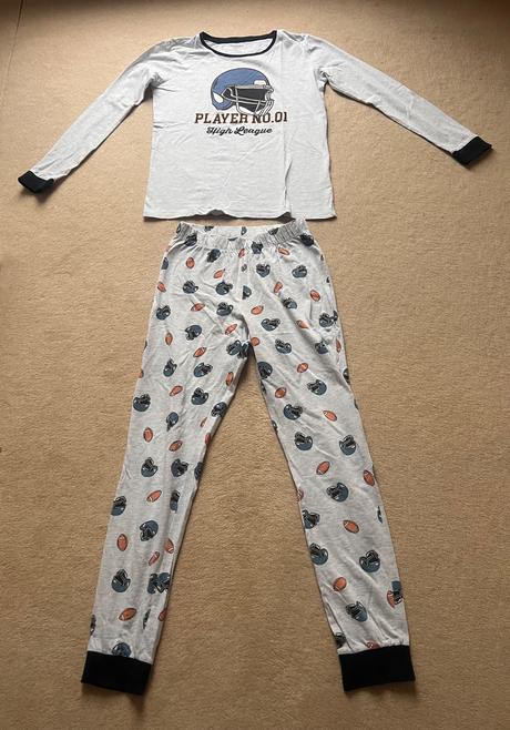 Pyžamo 3 časti nihavice, tričko s dlhým a krátkym, reserved,158