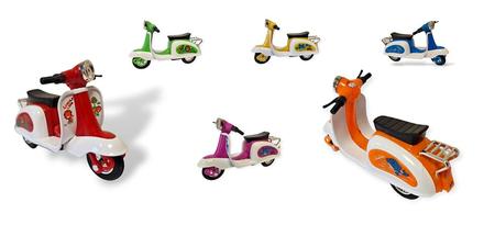 Skúter safari na spätné natiahnutie 12cm,