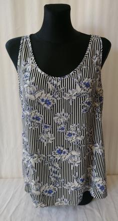 Dámsky pásikavý top so vzorom, primark, primark,xl