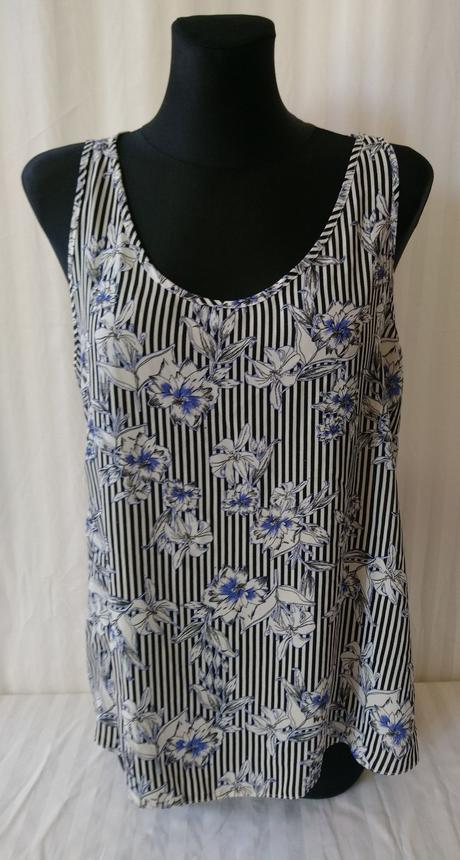 Dámsky pásikavý top so vzorom, primark, primark,xl