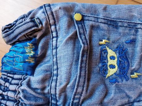 Štýlové riflovinové kraťasy, kiki&koko,104