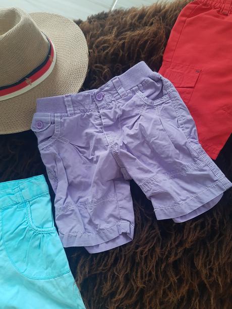 4x detské kraťasy šortky 80/92, 80