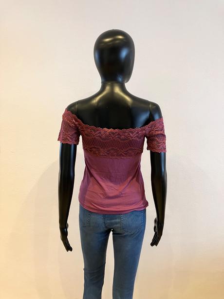 Dámske tričko s krajkou (38-40), m