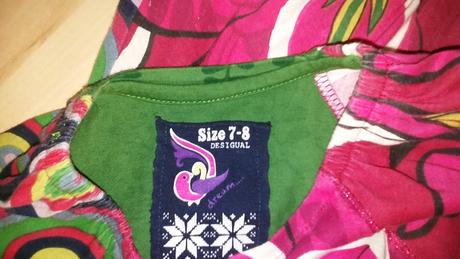 Šaty 7-8 r., desigual,128