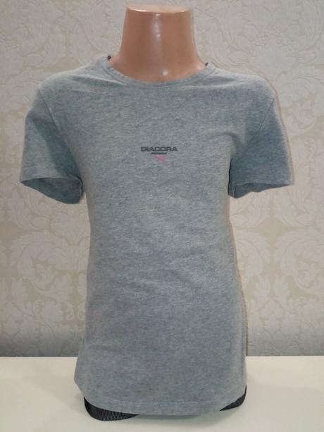 Sivé tričko krátky rukáv diadora (128), diadora,128