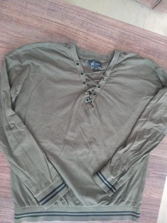 Olivove tricko, reserved,m