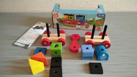 Drevený vláčik z lidla,