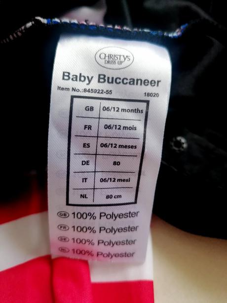Pirát exkluzívny baby kostým veľ. 86,