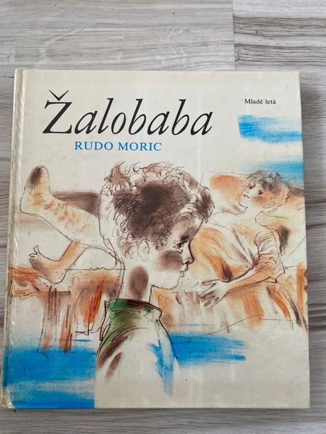 Krásna stará retro kniha žalobaba rudo moric,