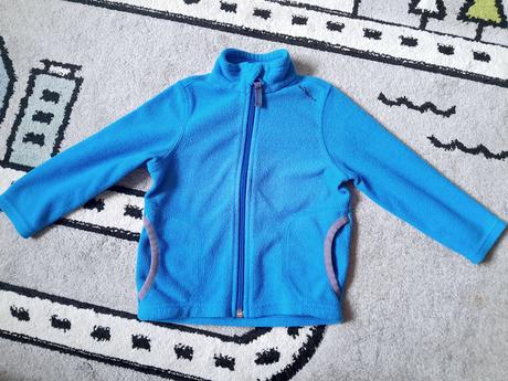 Flísová modrá mikina quechua, quechua,86