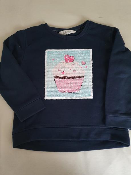 Tričko s meniacim sa obrázkom, h&m,110