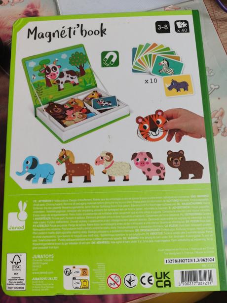 Magnetická skladačka zvieratá, 