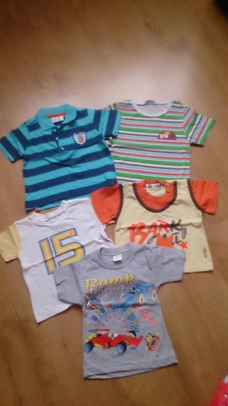 Tričká 9 ks, f&f,80