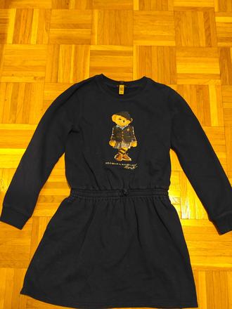 Ralph lauren bear dievčenské šaty 12-14r., ralph lauren,158