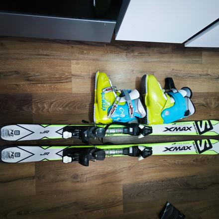 Junior lyze+palice, salomon,140-149 cm