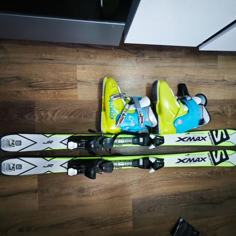Junior lyze+palice, salomon,140-149 cm