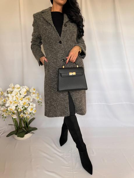 Zara - vlnený buklé kabát, zara,s