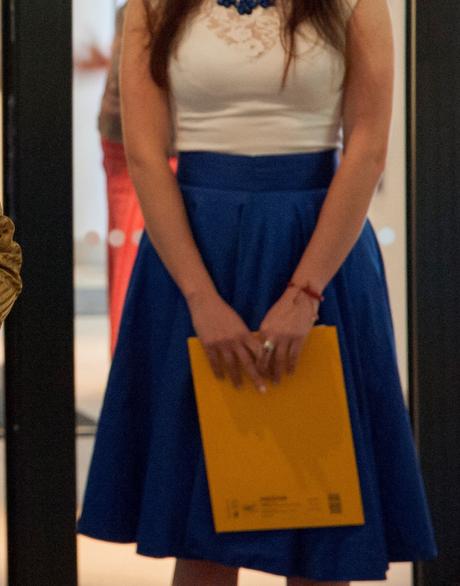 Kráľovsky modrá sukňa reparáda, xs/34, xs