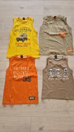 4x letné tielko next veľkosť 128, 7 az 8 rokov, next,128