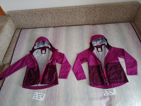 Dievčenské nepremokavé bundy zn.quechua veľ.140, quechua,140