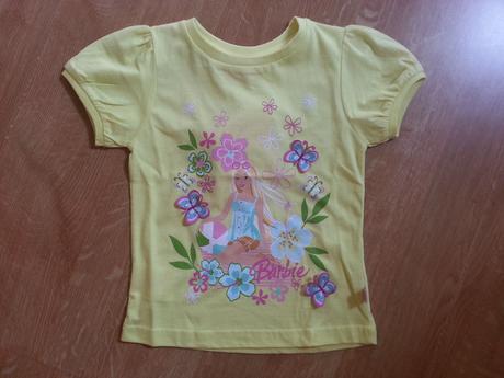 Dievčenské barbie letné tričko., barbie,116