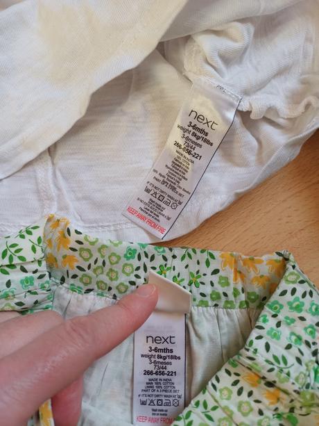 Krásna letná súprava v.68 / 3-6 mes, next,68