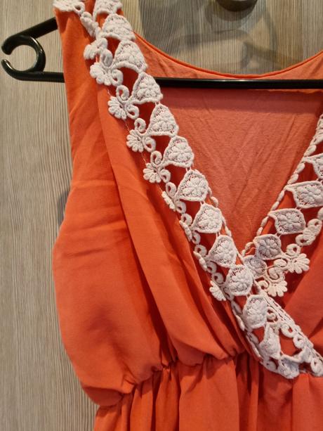 Lososové/bledoružové šaty, m