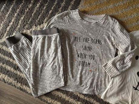 Pásikavé pyžamo, f&f,134