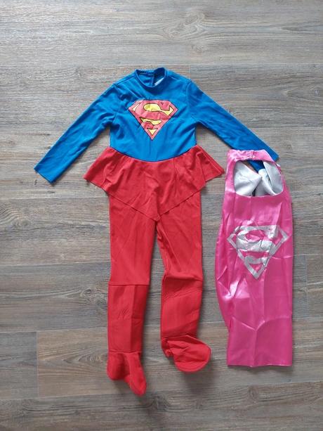 Supergirl karnevalový komplet kostým veľ.104-116, 