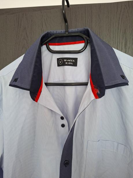 Pánska svetlomodrá košeľa, 43