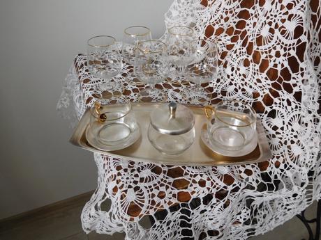 Sklo v kombinácii s alpakou,, 