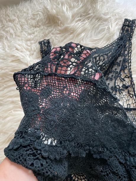 Krajkový top, zara,s