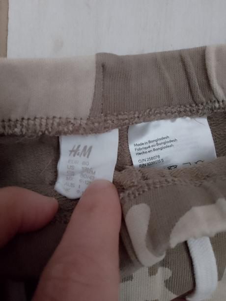 Kraťase, h&m,80
