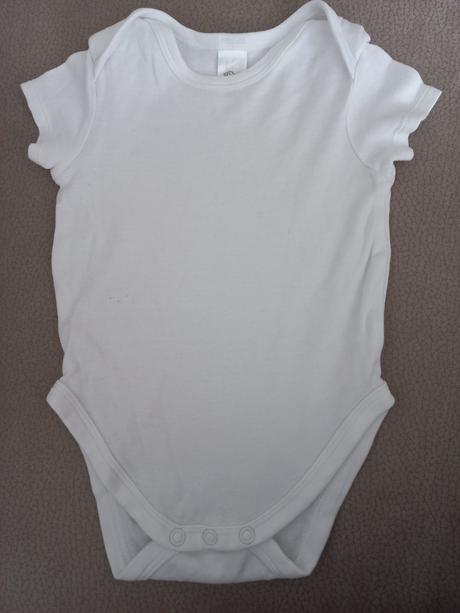 Body biele 2ks babyclub, baby club,74