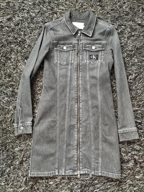 Calvin klein riflové saty, calvin klein,xs