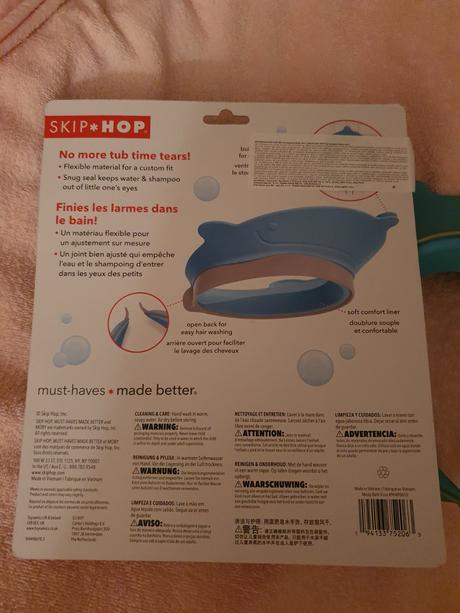 Štít na umyvanie vlaskov,