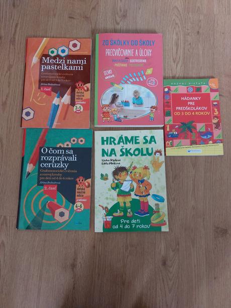 Predškolák pracovné zošity,