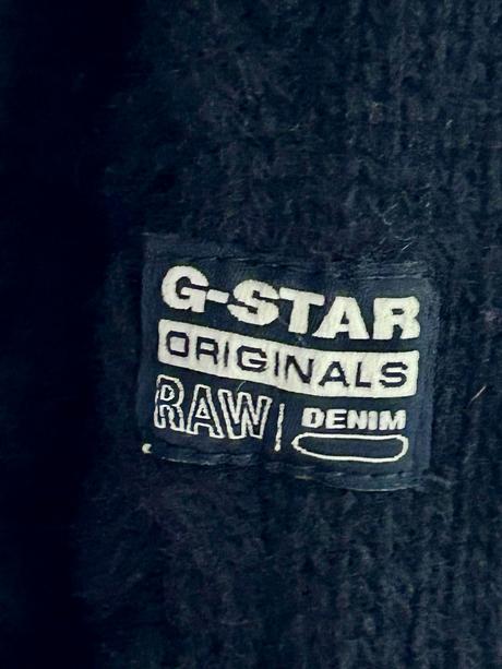 Vlnený tmavomodrý rolákový pulover zn.g-star raw, g-star raw,m