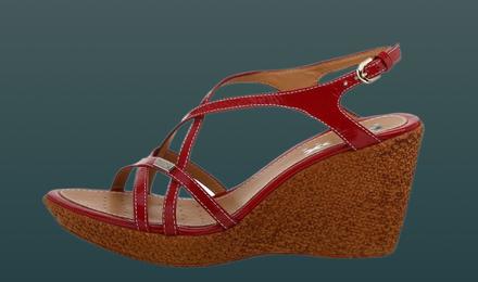 Geox, kožené sandále na platforme, veľ.40, geox,40