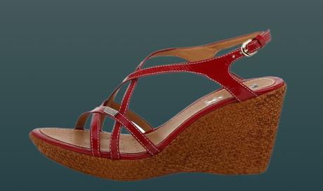 Geox, kožené sandále na platforme, veľ.40, geox,40