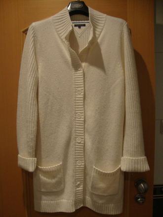 Damska kremova vesta, tommy hilfiger,xl