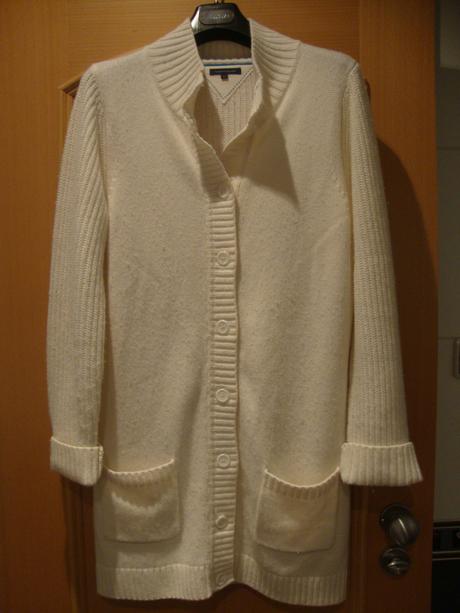 Damska kremova vesta, tommy hilfiger,xl