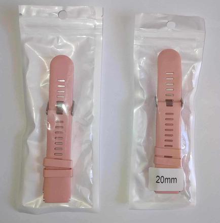 Silikónový remienok na hodinky_20 mm,