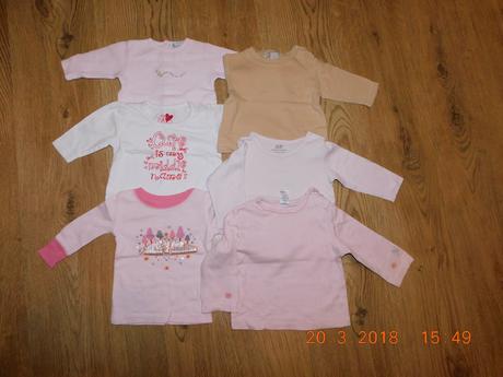 3.balík oblečenia 56/68, 50–62