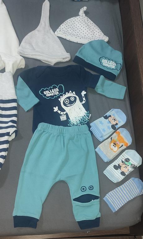 Balík oblečenia chlapec zima 62, 50–62