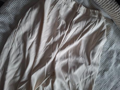 Siroke kremove nohavice, xl